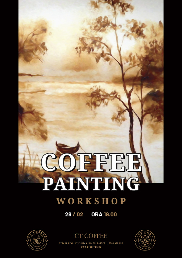 Coffee Painting. Workshop.