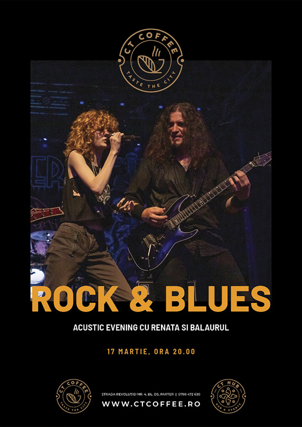 Rock & Blues. Acustic Evening cu Renata si Balaurul.